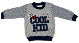 Pullover & Hose Set grau mit Motiv für Babys Jungen