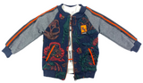 Jacke, Sweatshirt & Hose Set in dunkelgrau im coolen Design für Kinder Jungen